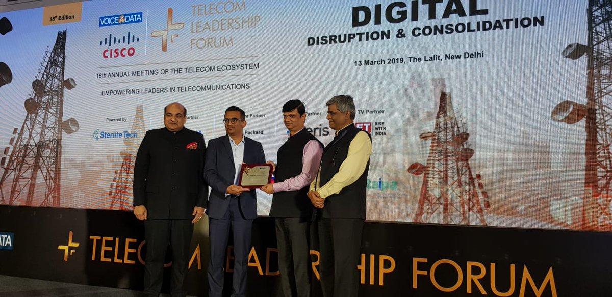 RailTel Bagged Two Awards in Digital Innovation and Cyber security Summit 2019