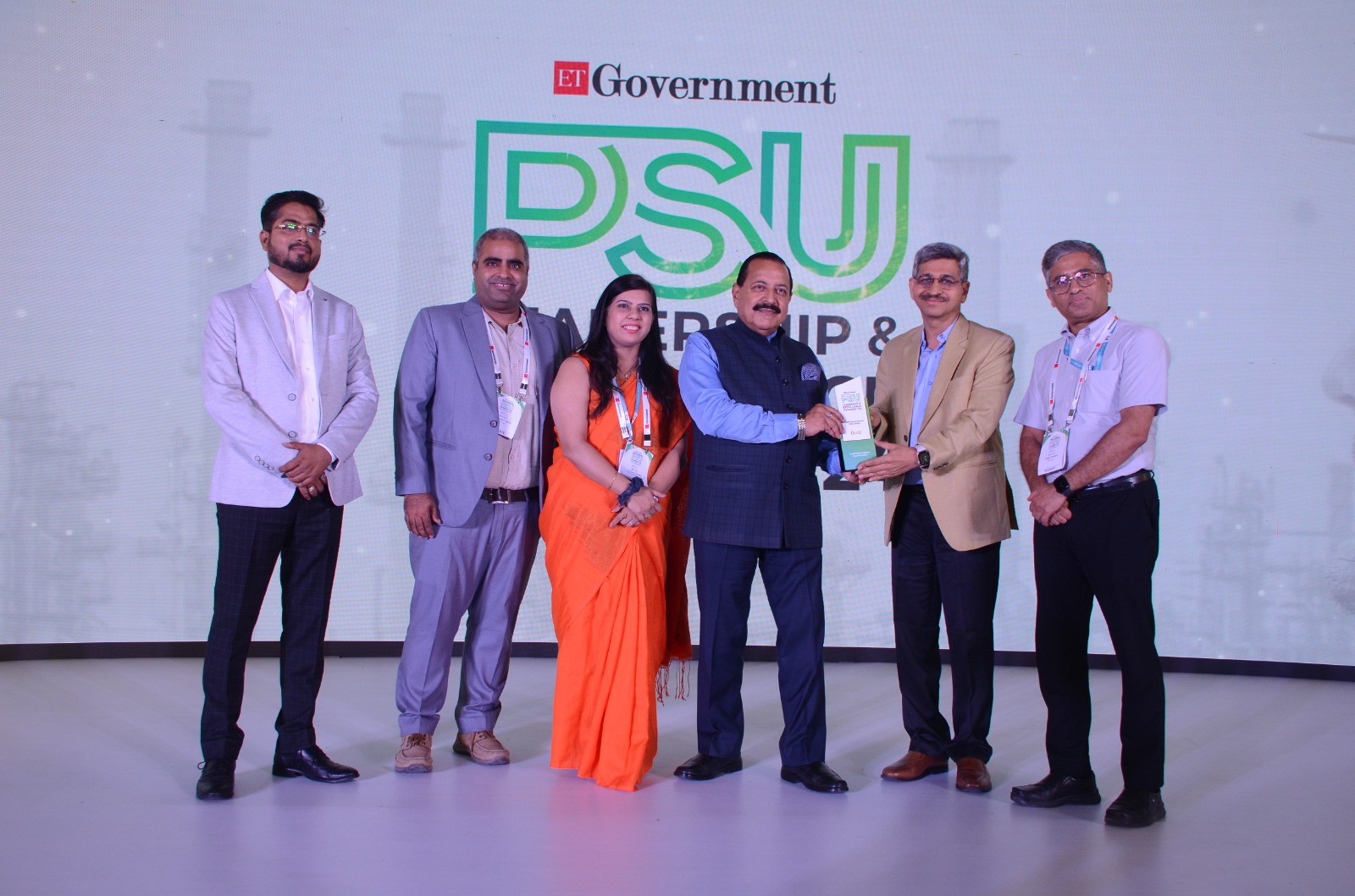 RailTel won the #ETGovt PSU Leadership & Excellence Awards 2024 in 'Leadership in Digital Transformation' category