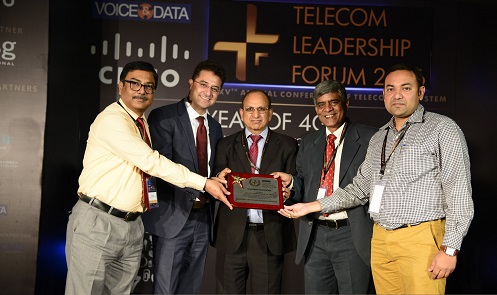 RailTel received ‘Voice & Data Leadership award 2016’ for ‘RailTel Telepresence Services’ under the category of ‘Enterprise Business Services’.