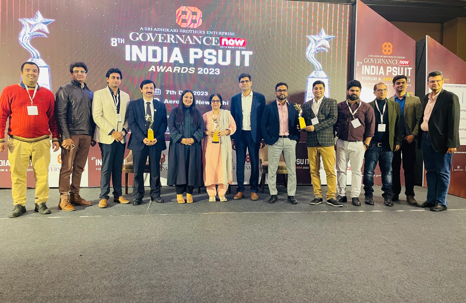  RailTel received the prestigious Governance Now PSU IT Awards 2023 in the 