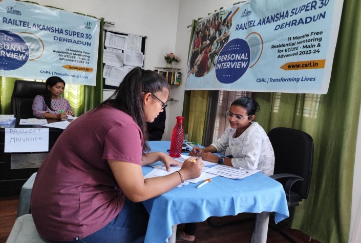 Students interacting